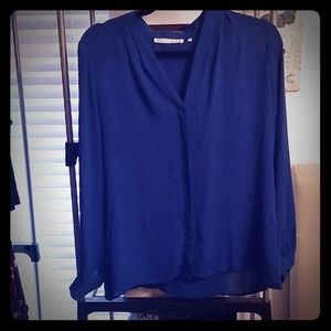 Navy blouse